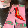 High Heels & Horsepower Custom Crew Socks