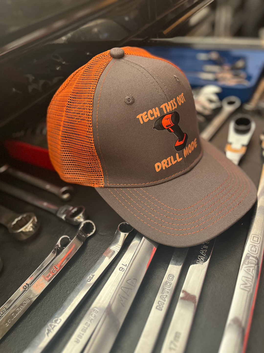 Tech This Out – Drill Mode Trucker Hat